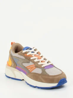 THE HOFF BRAND – Chunky Sneaker aus Nubukleder multicolor