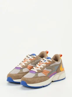 THE HOFF BRAND – Chunky Sneaker aus Nubukleder multicolor
