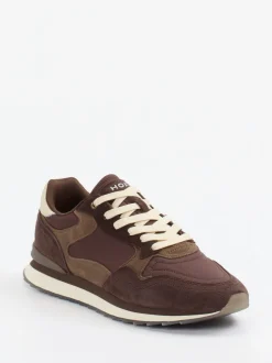THE HOFF BRAND – Retro-Runners München aus Textil und Veloursleder