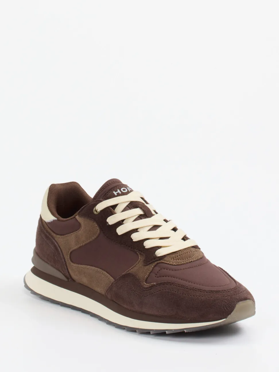 THE HOFF BRAND – Retro-Runners München aus Textil und Veloursleder
