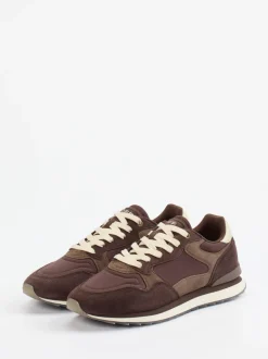 THE HOFF BRAND – Retro-Runners München aus Textil und Veloursleder