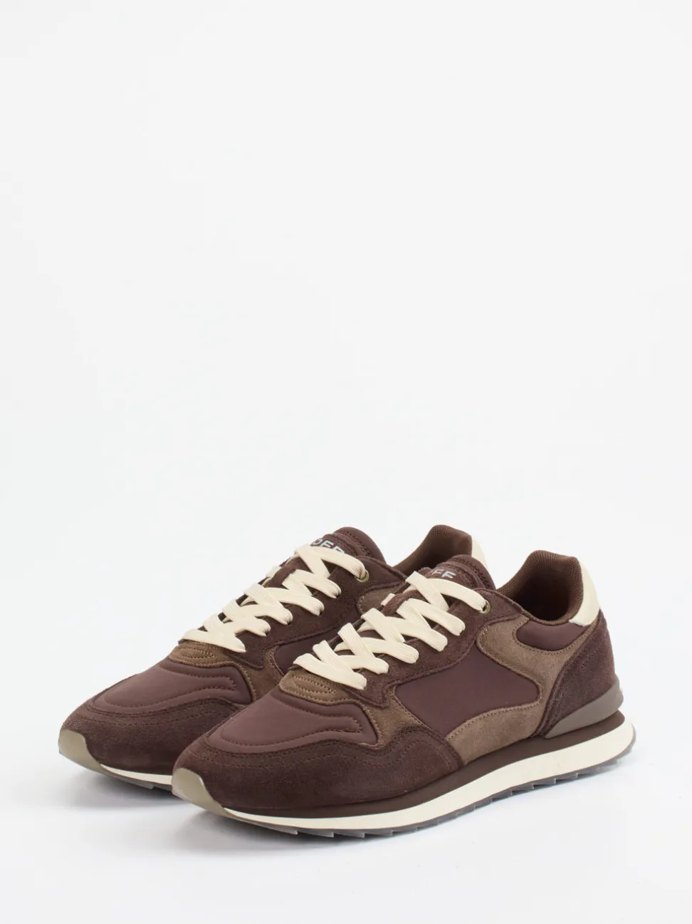 THE HOFF BRAND – Retro-Runners München aus Textil und Veloursleder