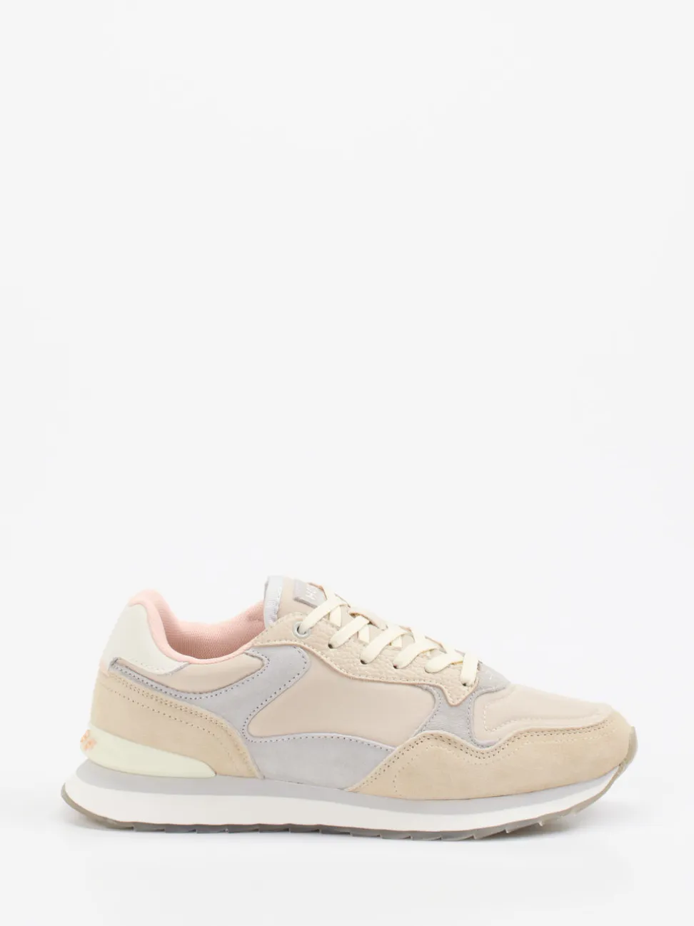 THE HOFF BRAND – Retro-Sneaker aus Veloursleder beige