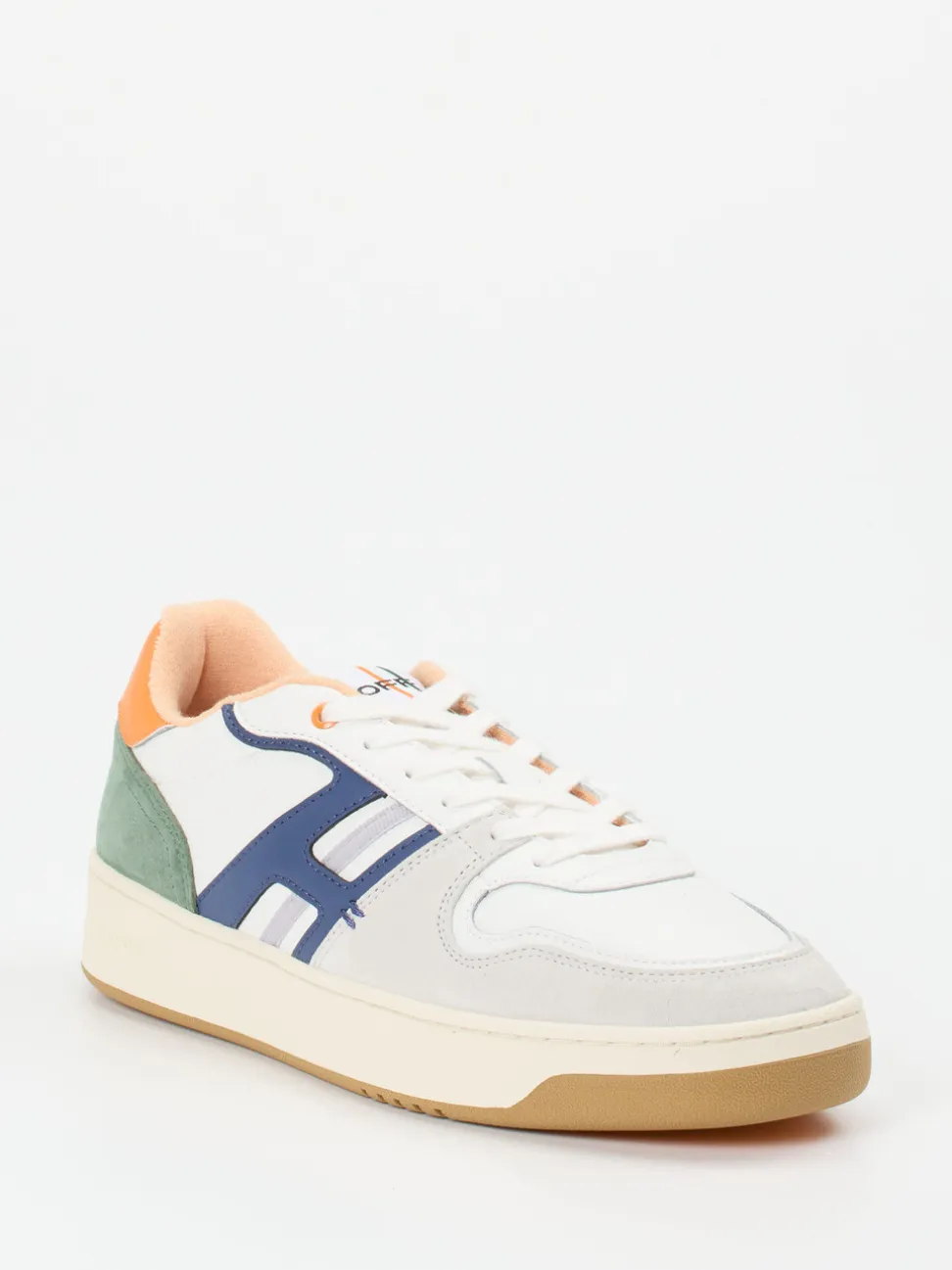 THE HOFF BRAND – Retro-Sneaker aus Leder-Mix Offwhite