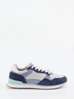 THE HOFF BRAND – Retro-Sneaker aus Veloursleder grau