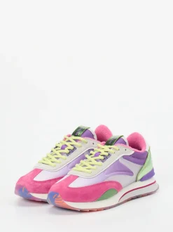 THE HOFF BRAND – Retro-Sneaker aus Veloursleder multicolor