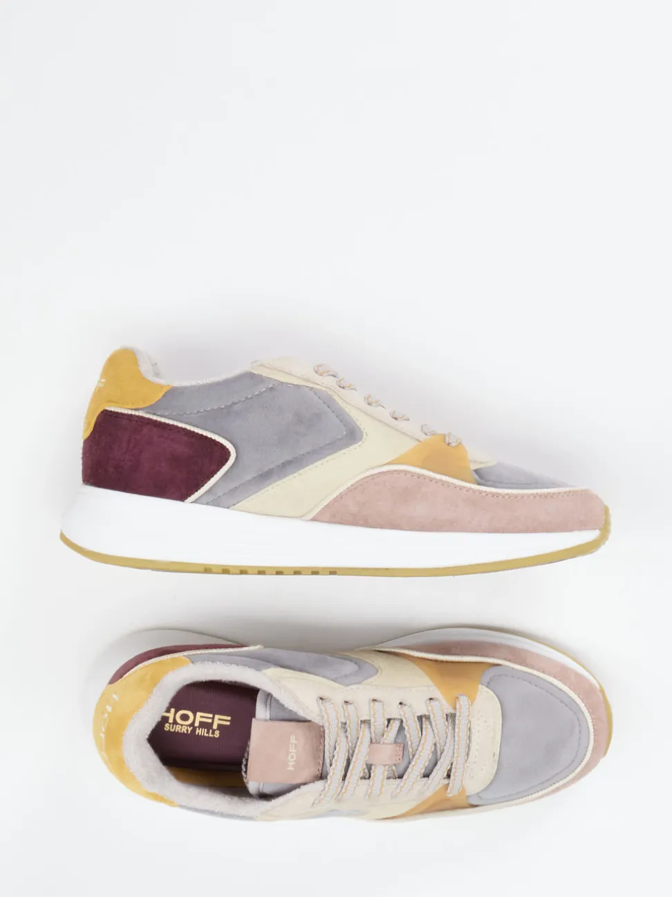 THE HOFF BRAND – Retro-Sneaker aus Veloursleder multi
