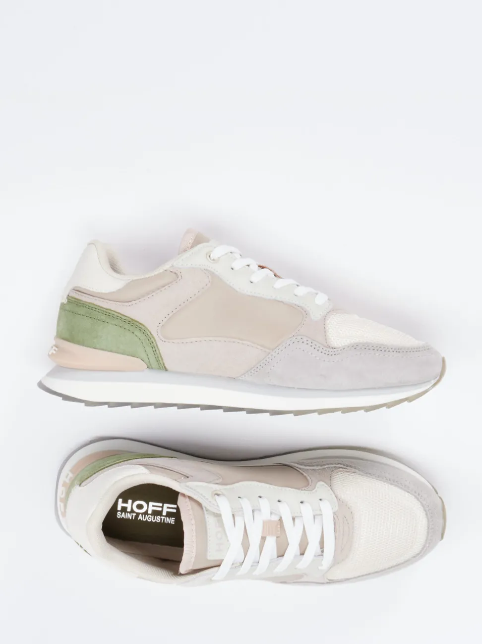 THE HOFF BRAND – Retro-Sneaker aus Veloursleder Mesh