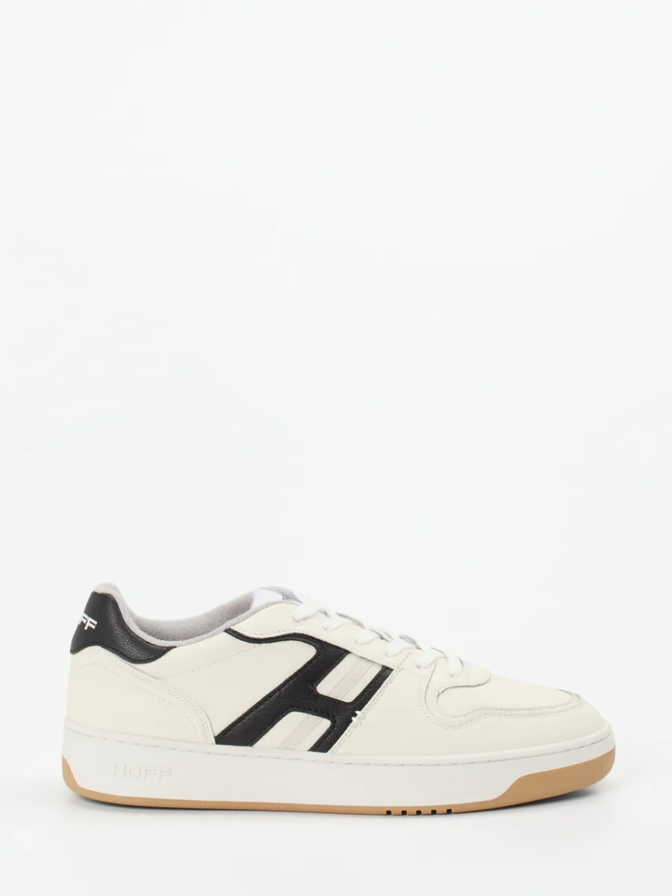 THE HOFF BRAND – Retro-Sneaker aus Leder cremeweiß