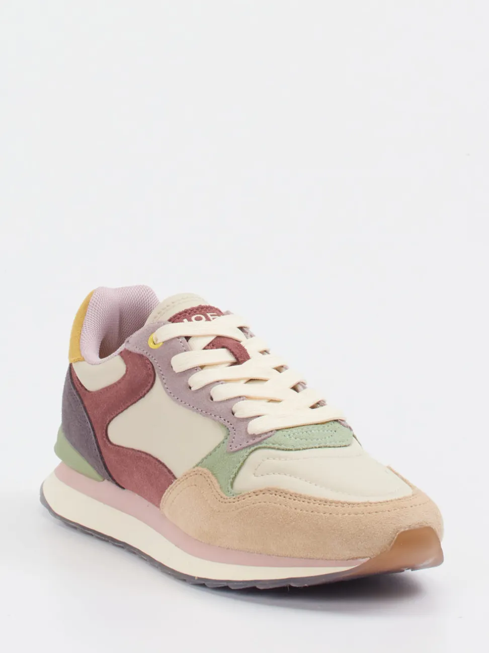 THE HOFF BRAND – Retro-Sneaker Brüssel aus Veloursleder Textil