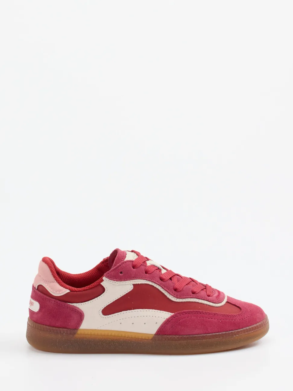 THE HOFF BRAND – Retro-Sneaker aus Veloursleder rot