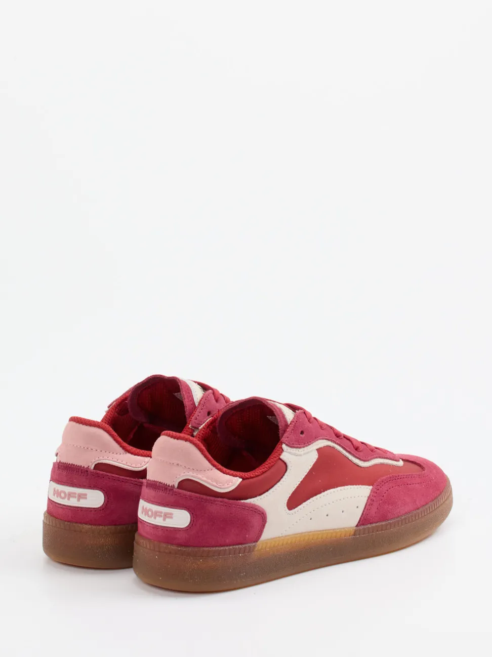 THE HOFF BRAND – Retro-Sneaker aus Veloursleder rot