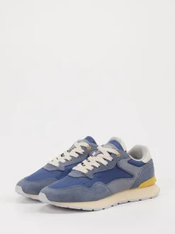 THE HOFF BRAND – Retro-Sneaker aus Veloursleder blau