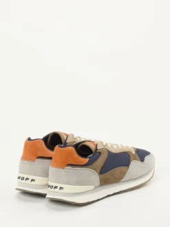 THE HOFF BRAND – Retro-Sneaker aus Veloursleder Navy