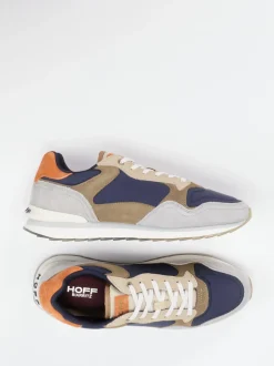 THE HOFF BRAND – Retro-Sneaker aus Veloursleder Navy