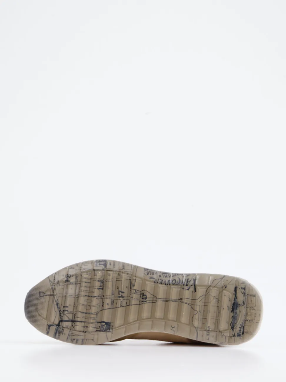 THE HOFF BRAND – Retro-Sneaker Vancouver aus Textil und Veloursleder Beige