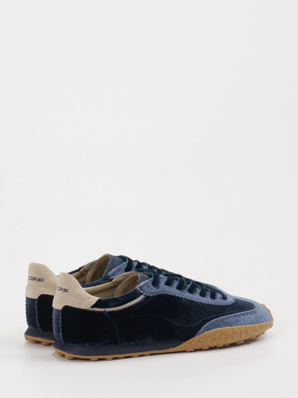 THE HOFF BRAND – Sneaker aus Velours Dunkelblau