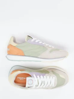 THE HOFF BRAND – Sneaker aus Veloursleder Salbeigrün