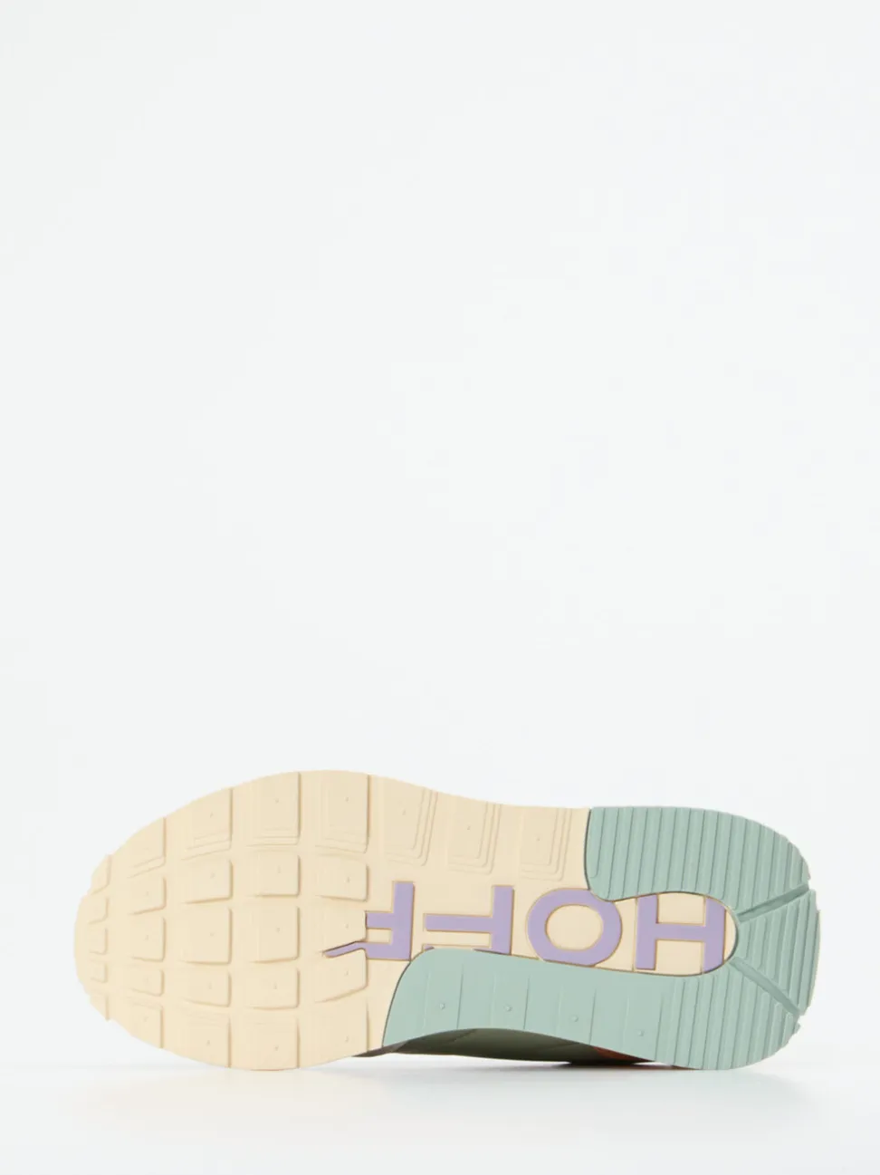 THE HOFF BRAND – Sneaker aus Veloursleder Salbeigrün