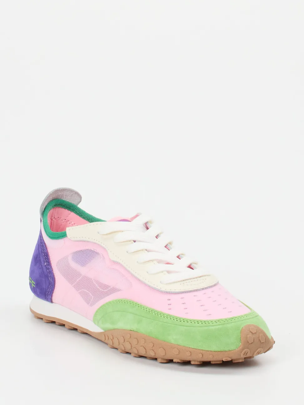 THE HOFF BRAND – Sneaker aus Veloursleder Rosa/Violett