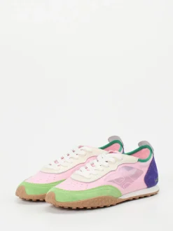 THE HOFF BRAND – Sneaker aus Veloursleder Rosa/Violett