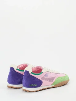 THE HOFF BRAND – Sneaker aus Veloursleder Rosa/Violett