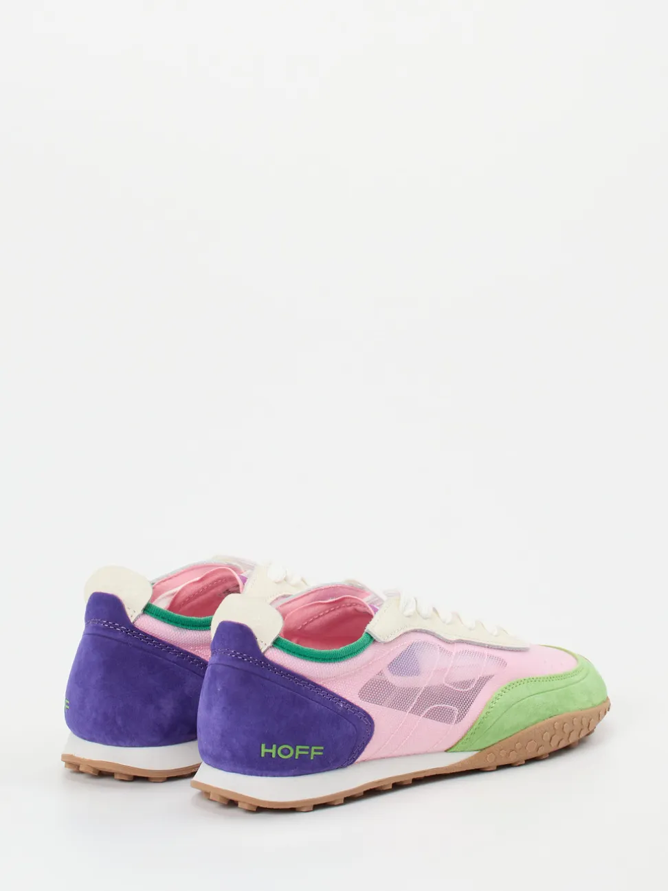 THE HOFF BRAND – Sneaker aus Veloursleder Rosa/Violett