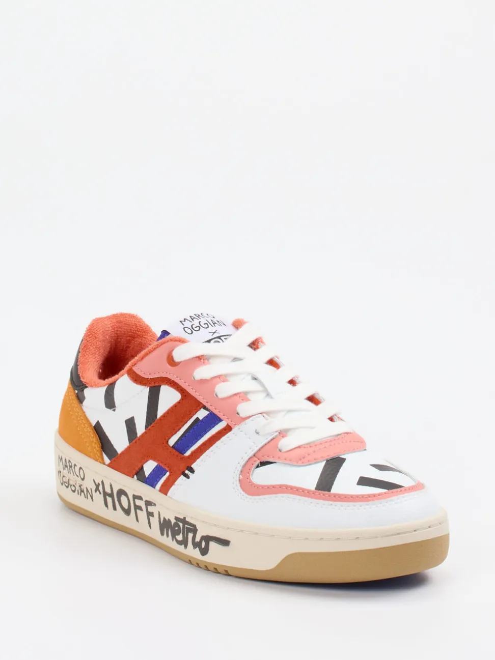 THE HOFF BRAND – Sneaker aus Leder mit Grafikprint