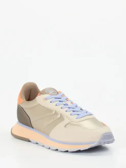 THE HOFF BRAND – Sneaker aus Velour und Metallicleder