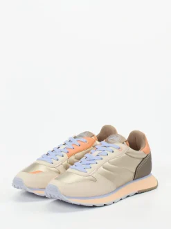 THE HOFF BRAND – Sneaker aus Velour und Metallicleder