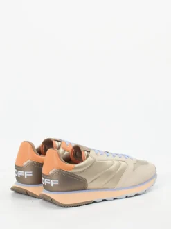 THE HOFF BRAND – Sneaker aus Velour und Metallicleder