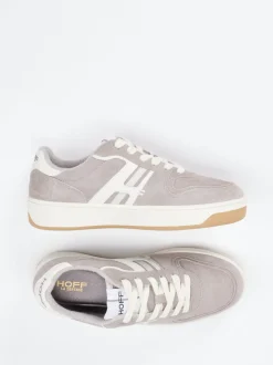 THE HOFF BRAND – Sneaker aus Veloursleder grau