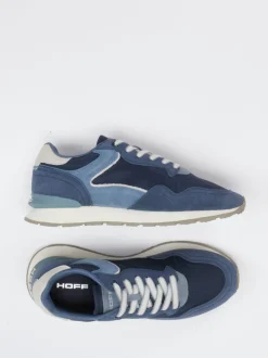 THE HOFF BRAND – Sneaker aus Veloursleder/Textil Blau