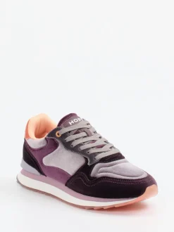 THE HOFF BRAND – Sneaker aus Veloursleder Pflaume