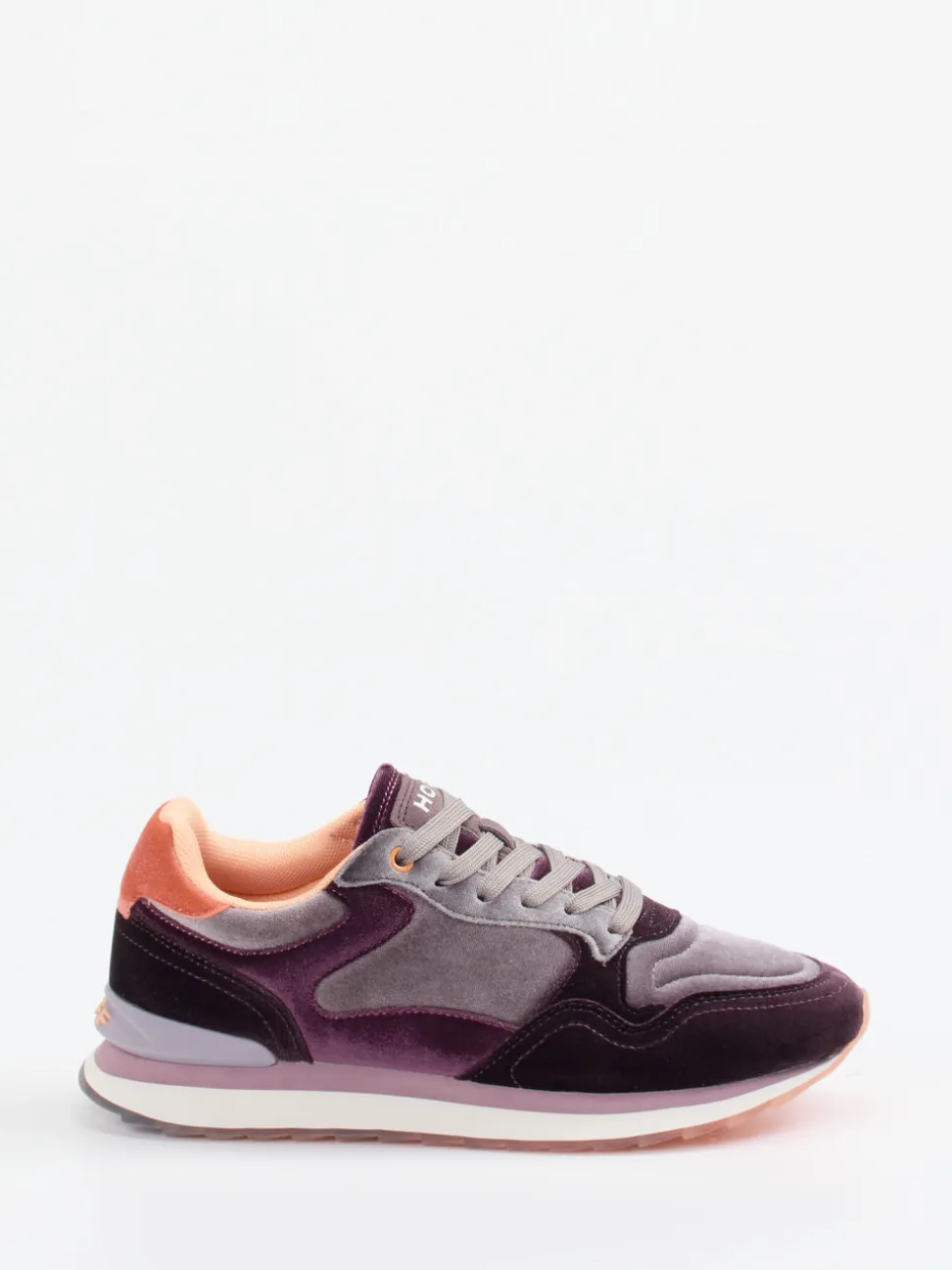 THE HOFF BRAND – Sneaker aus Veloursleder Pflaume