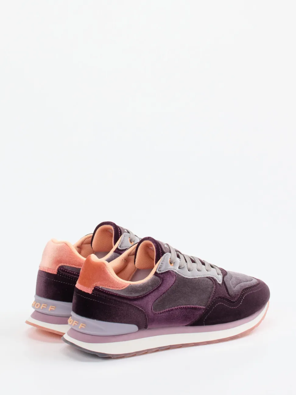 THE HOFF BRAND – Sneaker aus Veloursleder Pflaume