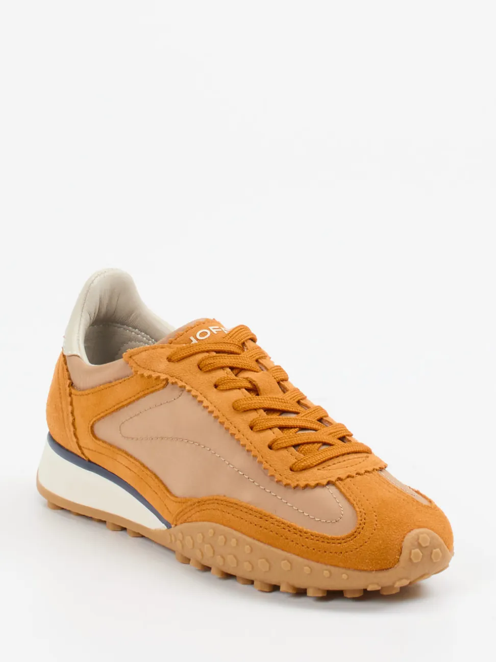 THE HOFF BRAND – Sneaker aus Veloursleder orange