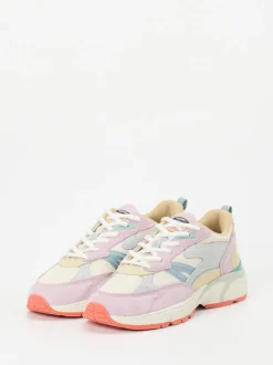 THE HOFF BRAND – Sneaker aus Veloursleder in Pastell