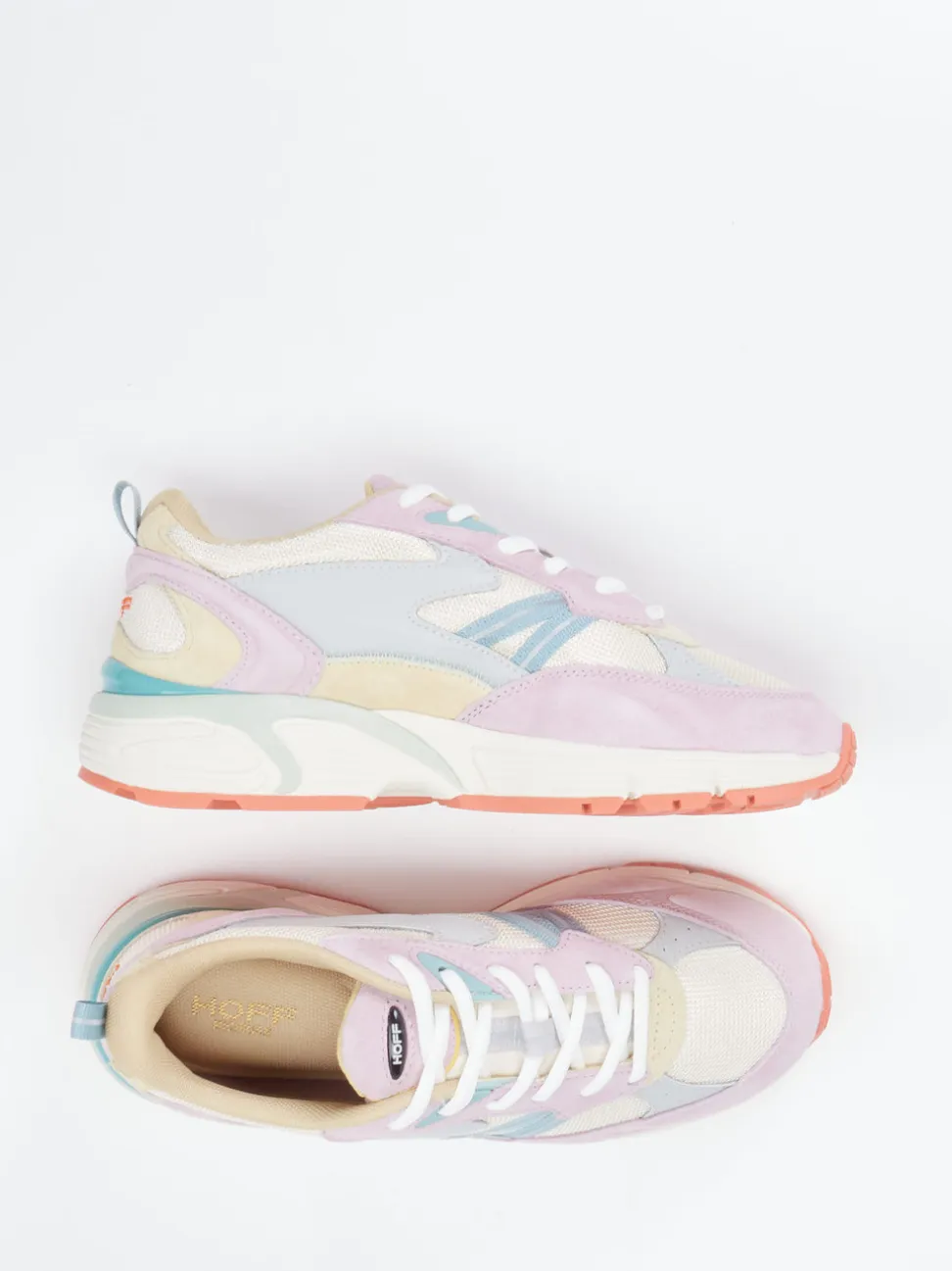 THE HOFF BRAND – Sneaker aus Veloursleder in Pastell