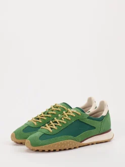THE HOFF BRAND – Sneaker aus Veloursleder grün