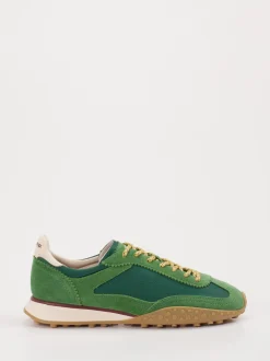 THE HOFF BRAND – Sneaker aus Veloursleder grün