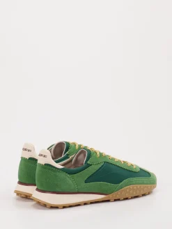 THE HOFF BRAND – Sneaker aus Veloursleder grün