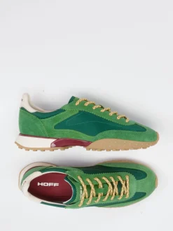 THE HOFF BRAND – Sneaker aus Veloursleder grün