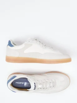 THE HOFF BRAND – Sneaker aus Veloursleder Offwhite