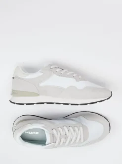 THE HOFF BRAND – Sneaker aus Veloursleder in Offwhite
