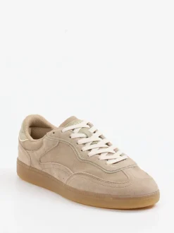 THE HOFF BRAND – Sneaker aus Veloursleder beigebraun