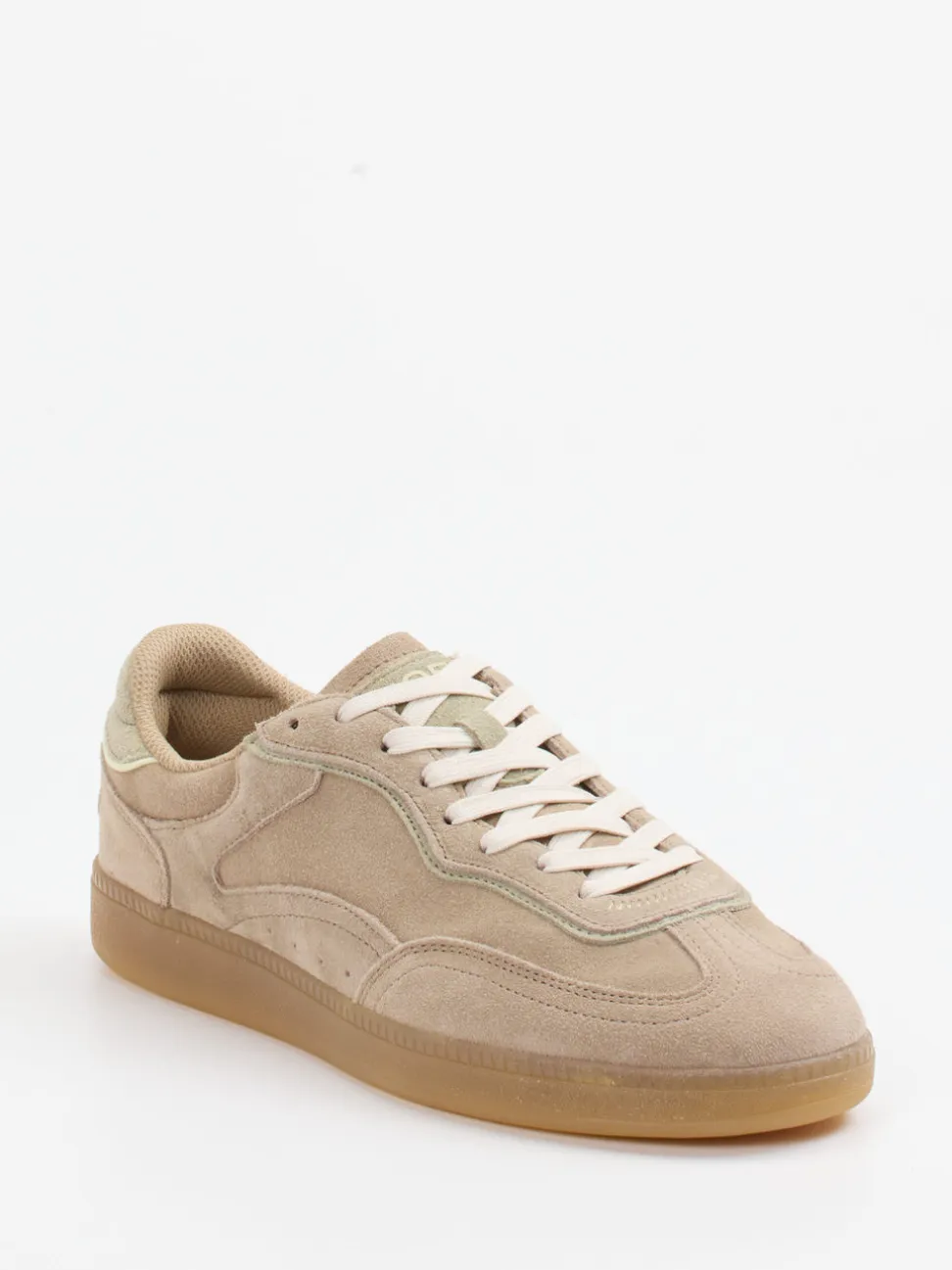 THE HOFF BRAND – Sneaker aus Veloursleder beigebraun