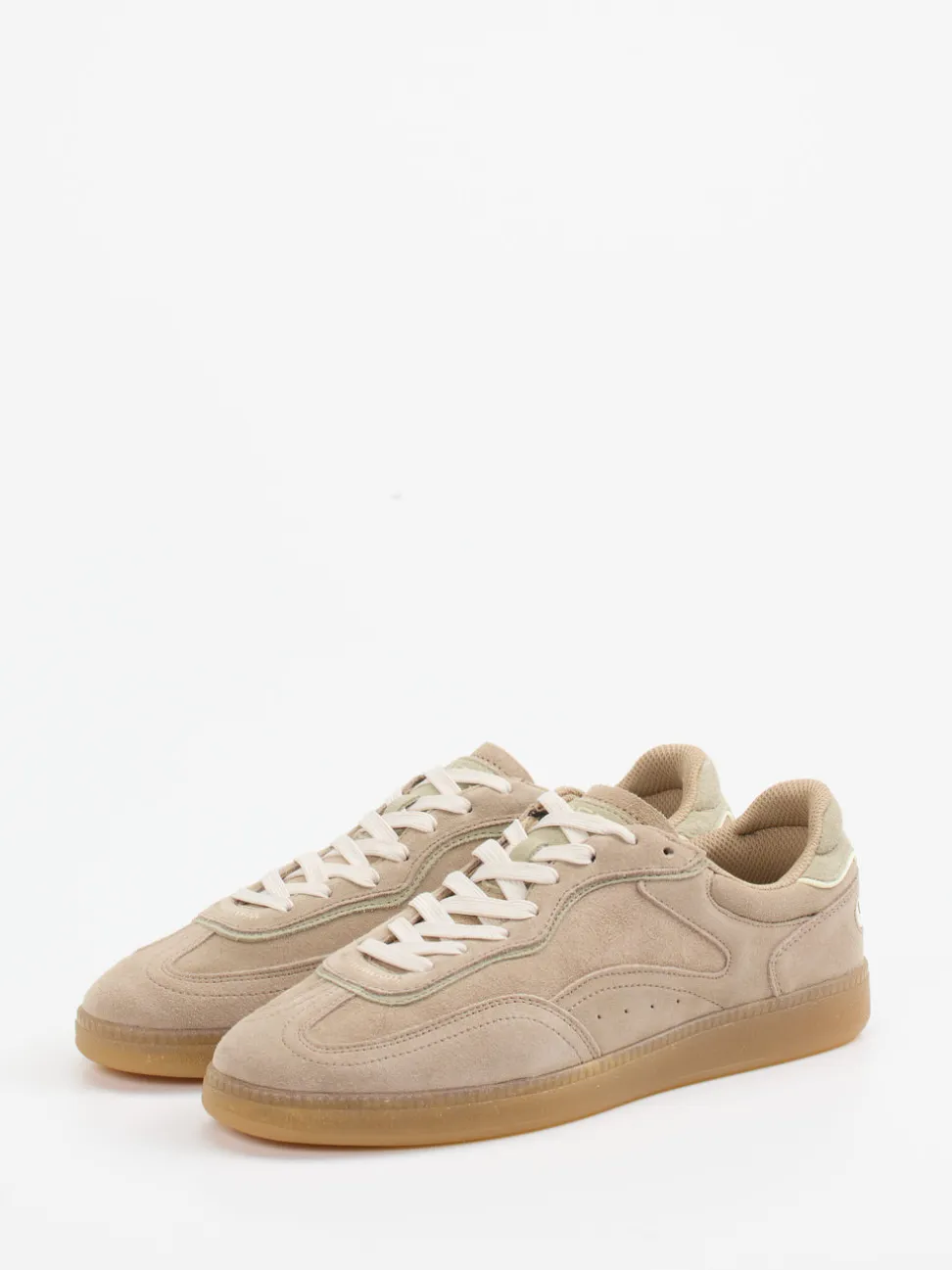 THE HOFF BRAND – Sneaker aus Veloursleder beigebraun