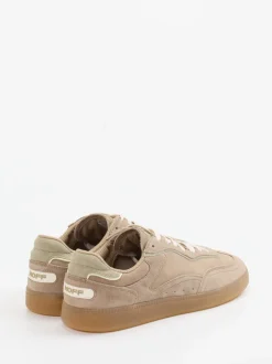 THE HOFF BRAND – Sneaker aus Veloursleder beigebraun