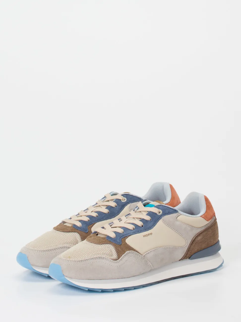 The Hoff Brand – Sneaker aus Veloursleder beige